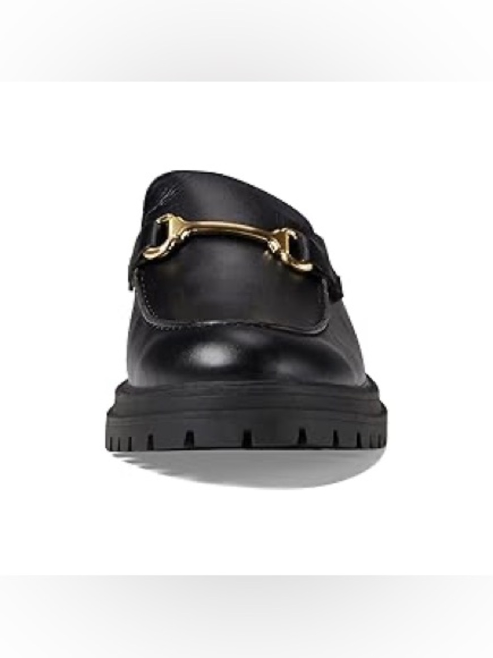 New Madewell Woman The Bradley Hardware Lugsole Loafer Mule True Black 7.5 M - Picture 2 of 5